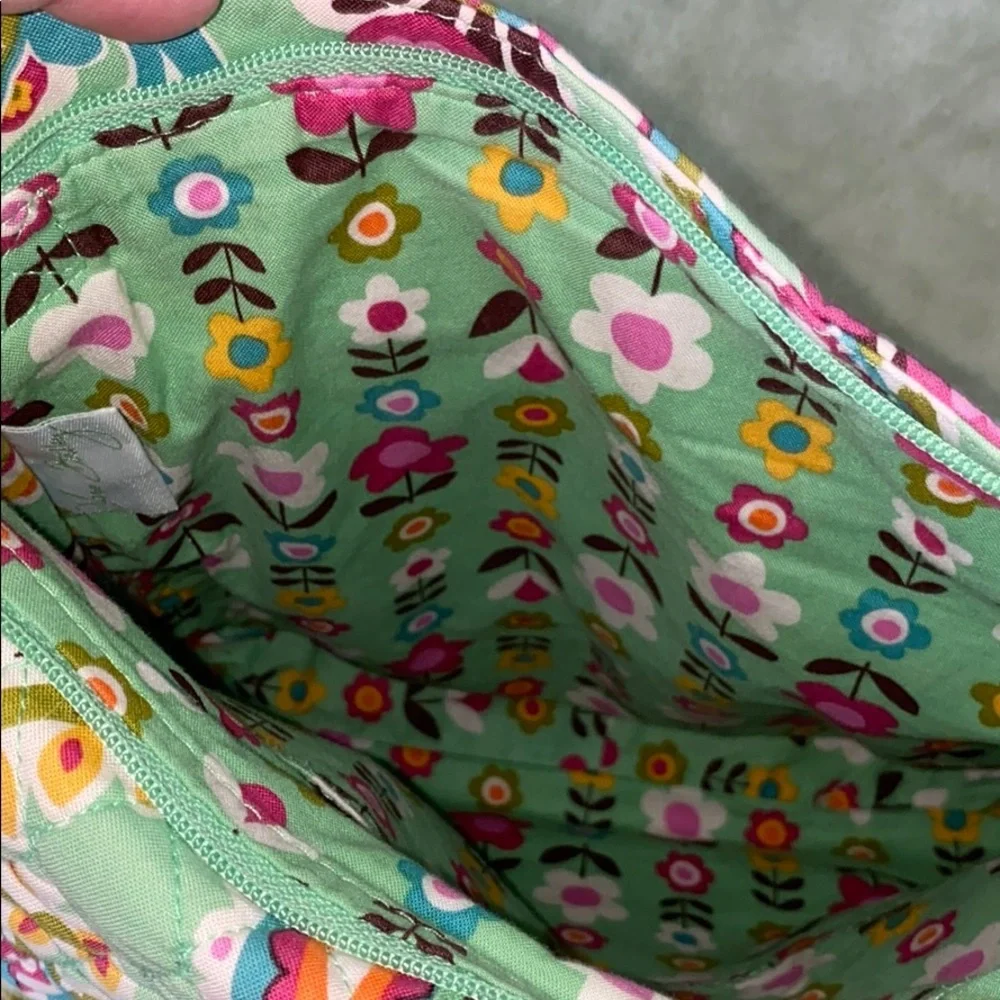 Vera Bradley crossbody purse Paisley green